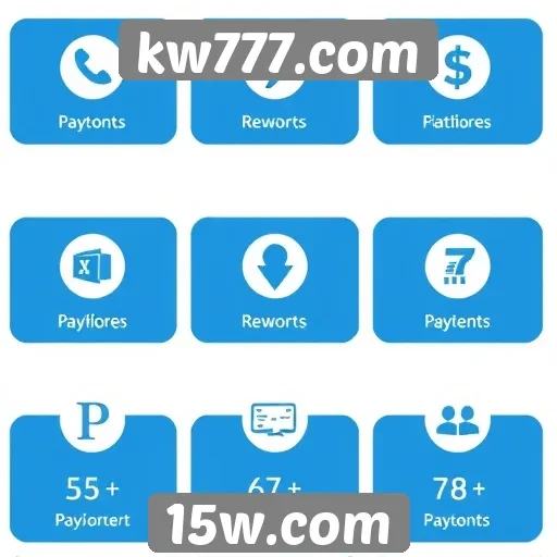 Métodos de pagamento aceitos no kw777.com